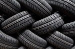 Tire stack background